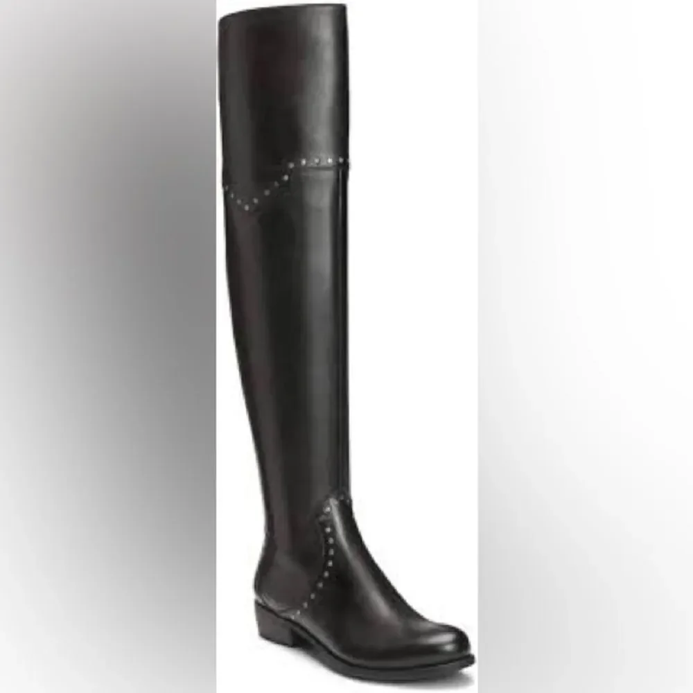 Aerosols West Side leather studded boots
